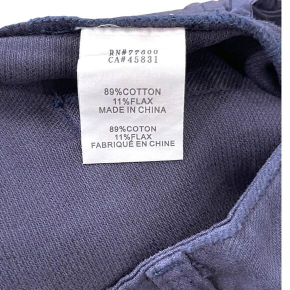 Sandrine Rose Free People Women's Navy French Worker Denim Jeans Size 30 - Picture 9 of 12